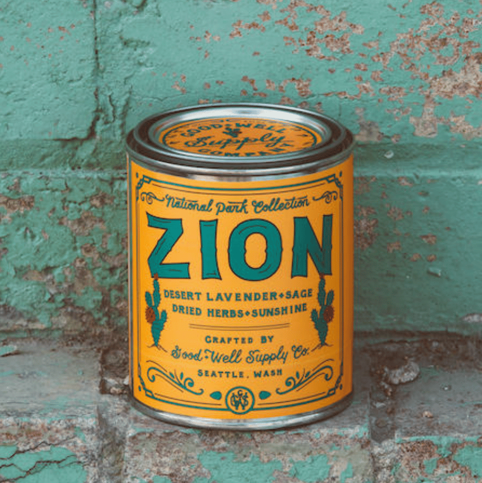 Zion National Park Candle | Red Rock Apothecary